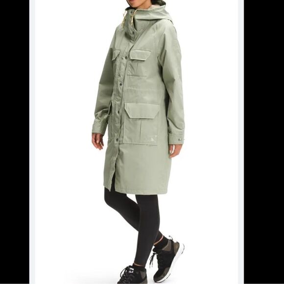 The North Face dryvent 76 mountain parka in tea green relaxed fit size large nwt - Picture 11 of 16